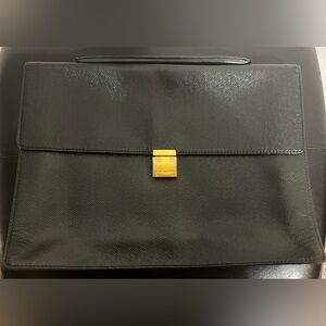 Louis Vuitton Briefcase with Gold Accent
